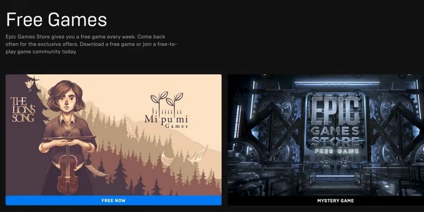 Epic games gone back to doing mistery game for their free games. : r/ gaming