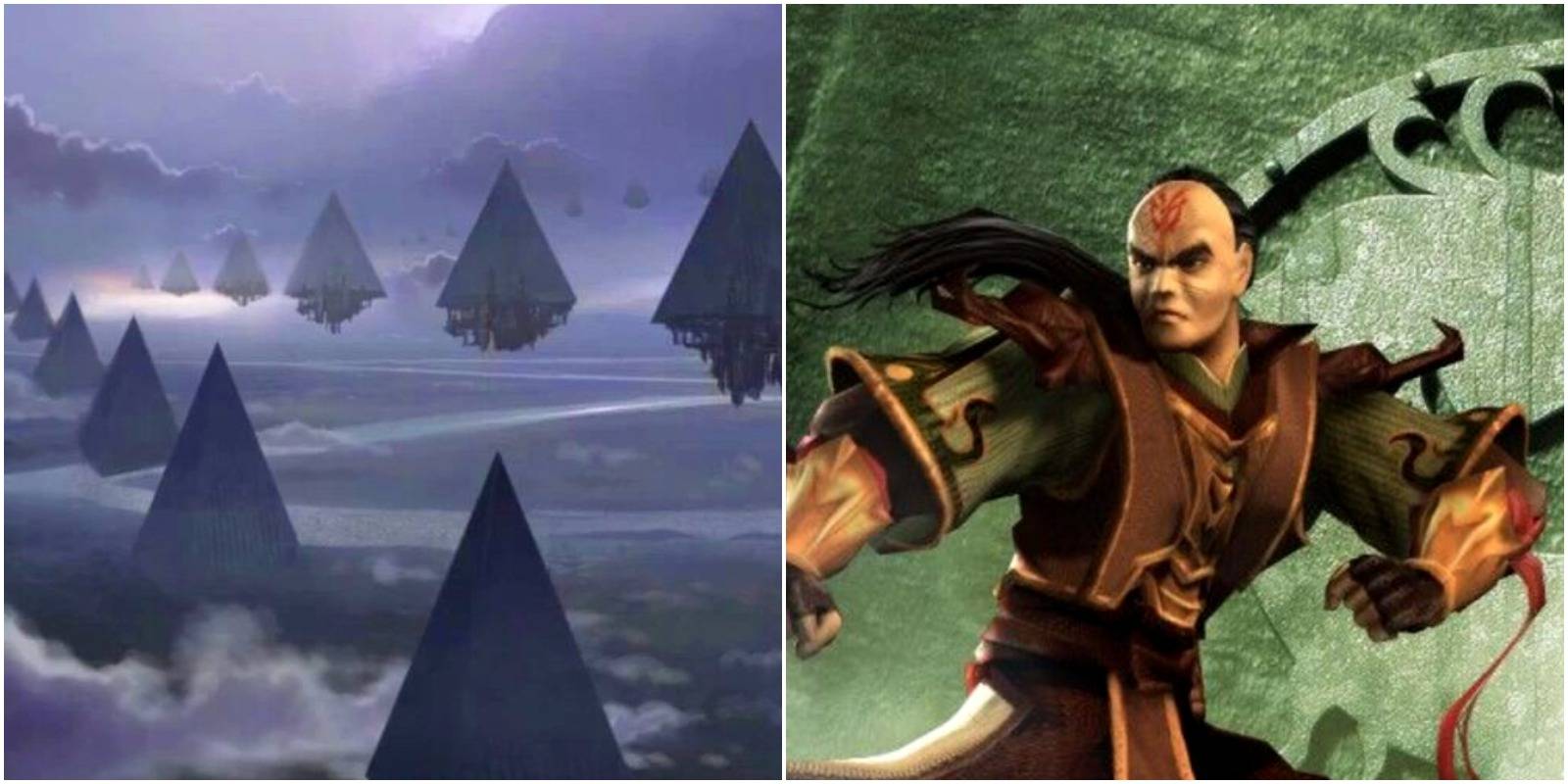 floating pyramids of seido and dairou.