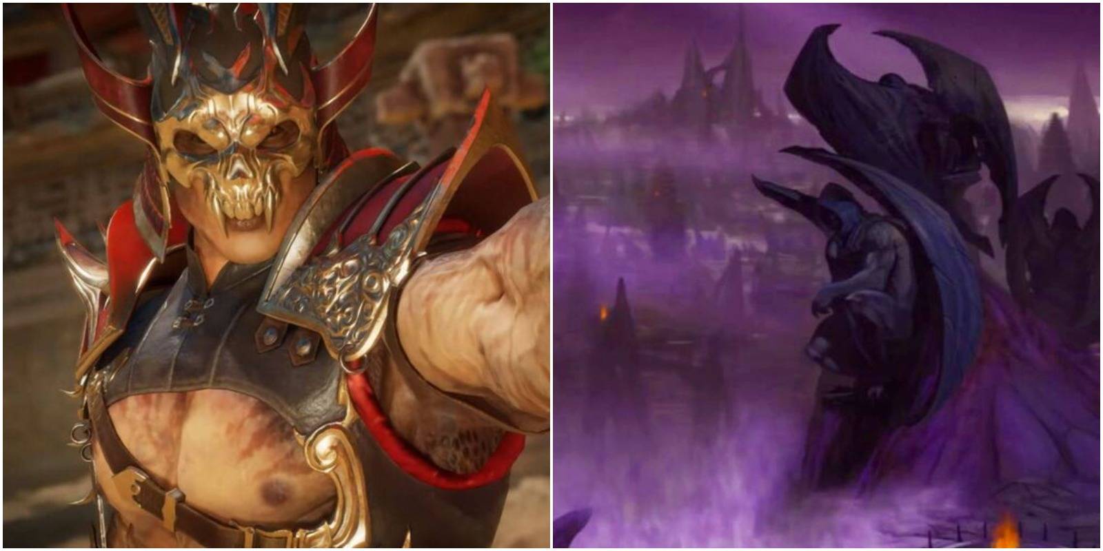 shao kahn and art of outworld.