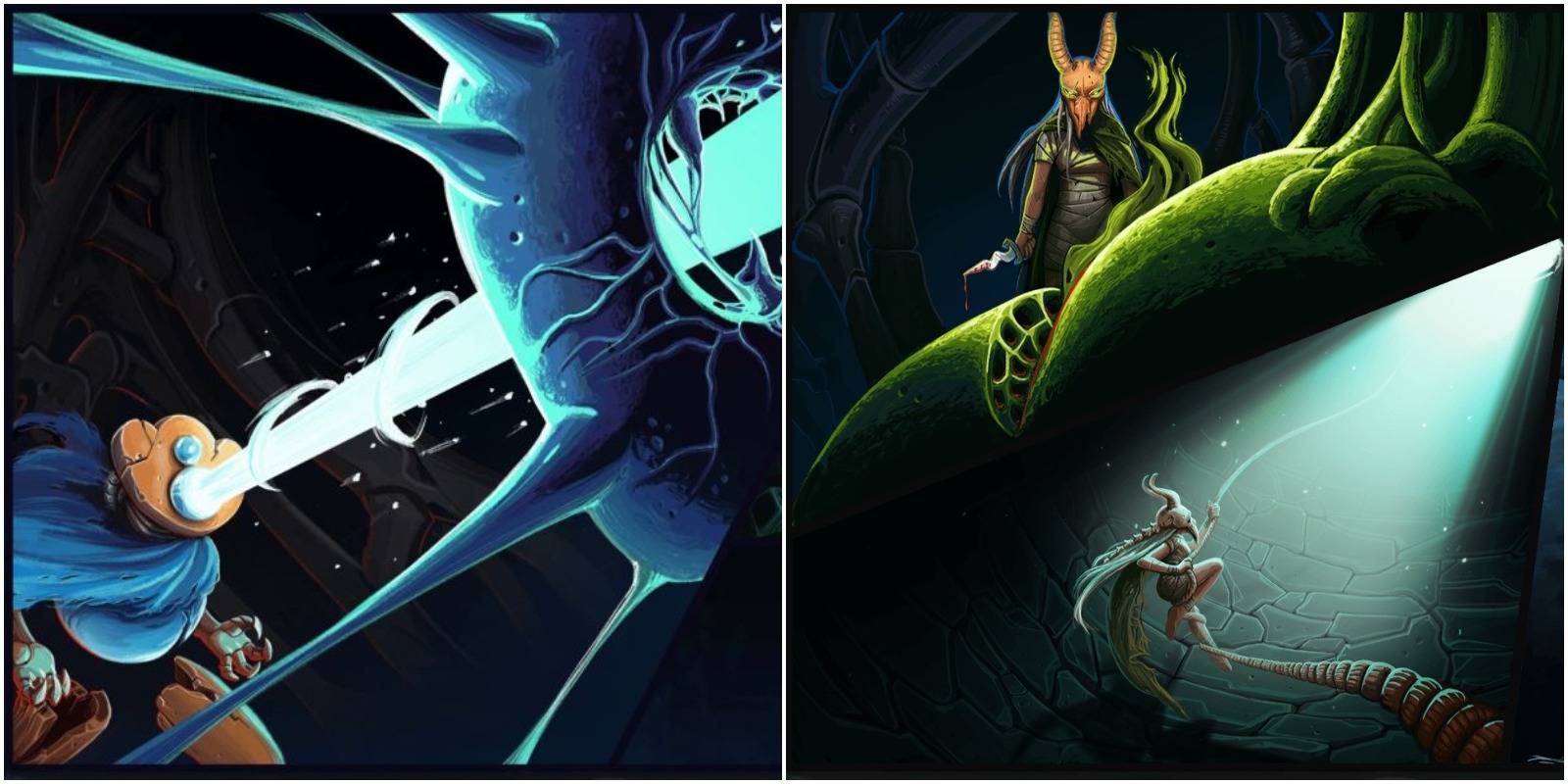 defect and silent defeating the corrupt heart in their end cutscenes.