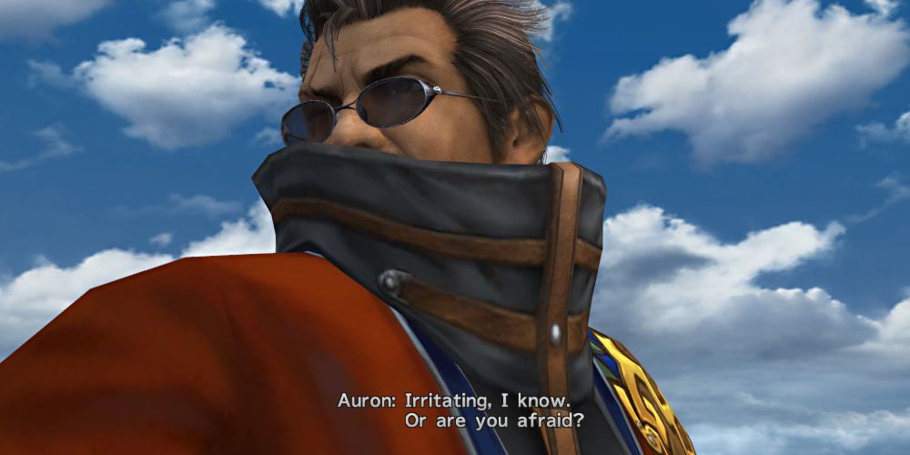 Final Fantasy 10 Auron Dialogue Threaten