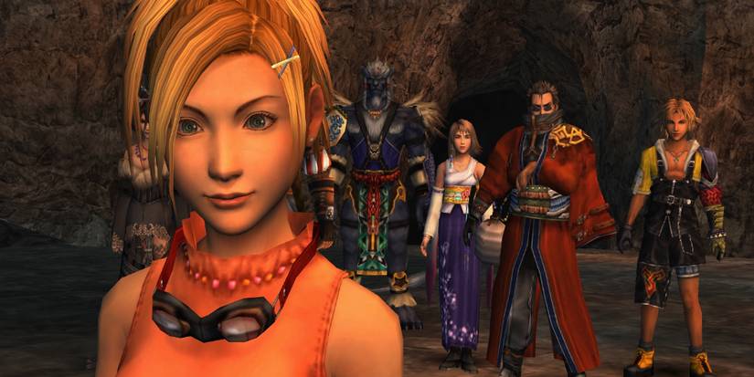 Final Fantasy 10 Rikku Copycat Yuna Auron Kimahri Tidus