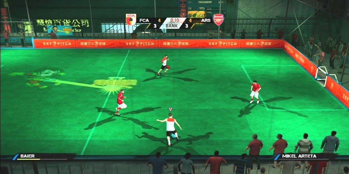 Match gameplay in FIFA Street