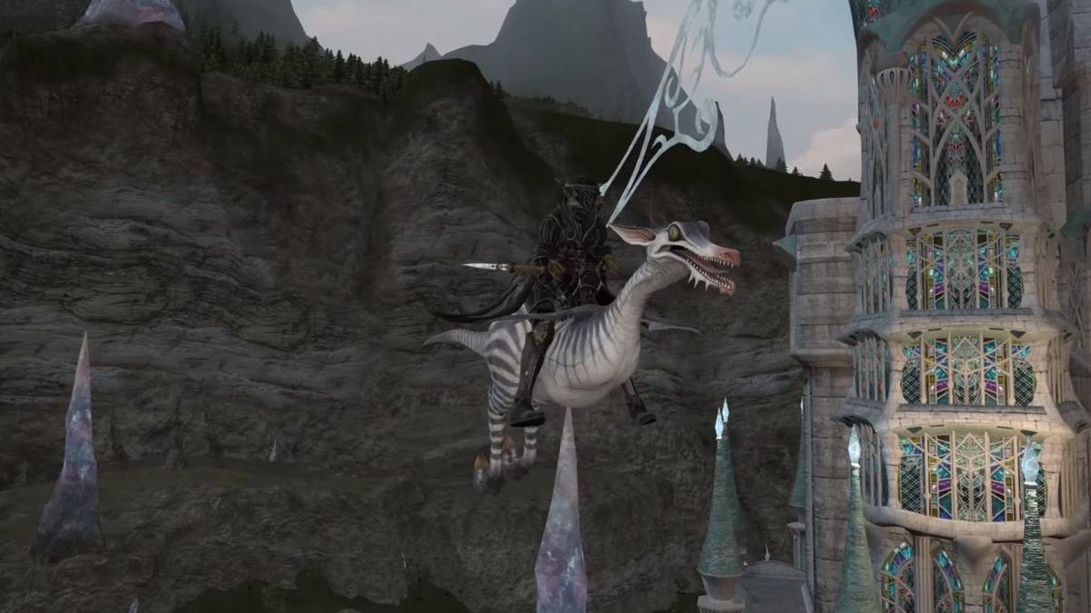 final fantasy 14 deinonychus mount