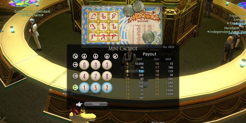 Final Fantasy 14 Mini Cactpot