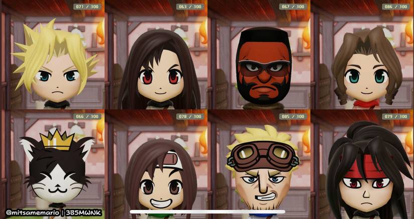 final fantasy 7 miitopia