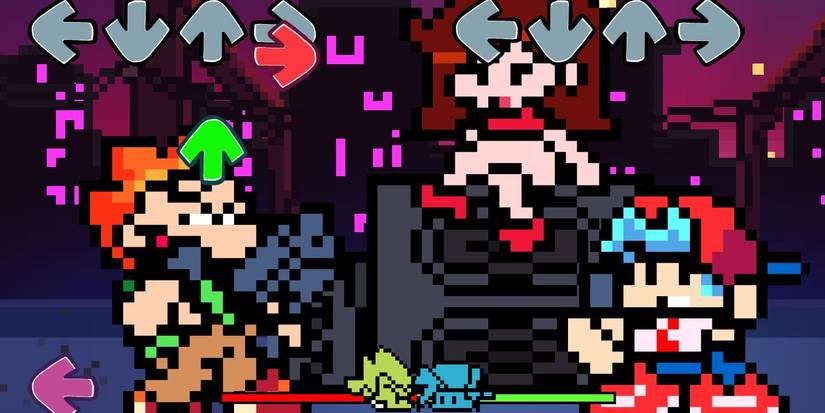 friday night funkin pixelnight funkin mod pixel art gameplay