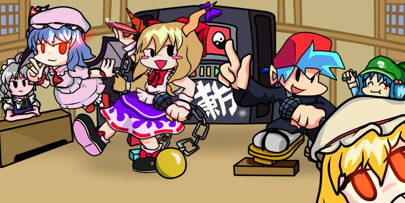 friday night funkin fnf touhou mod pack