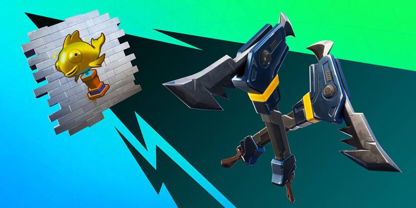 fortnite golden flopper spray piranhas pickaxe creative mayhem