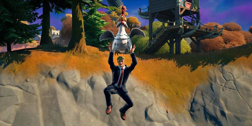 fortnite jonesy riding chicken