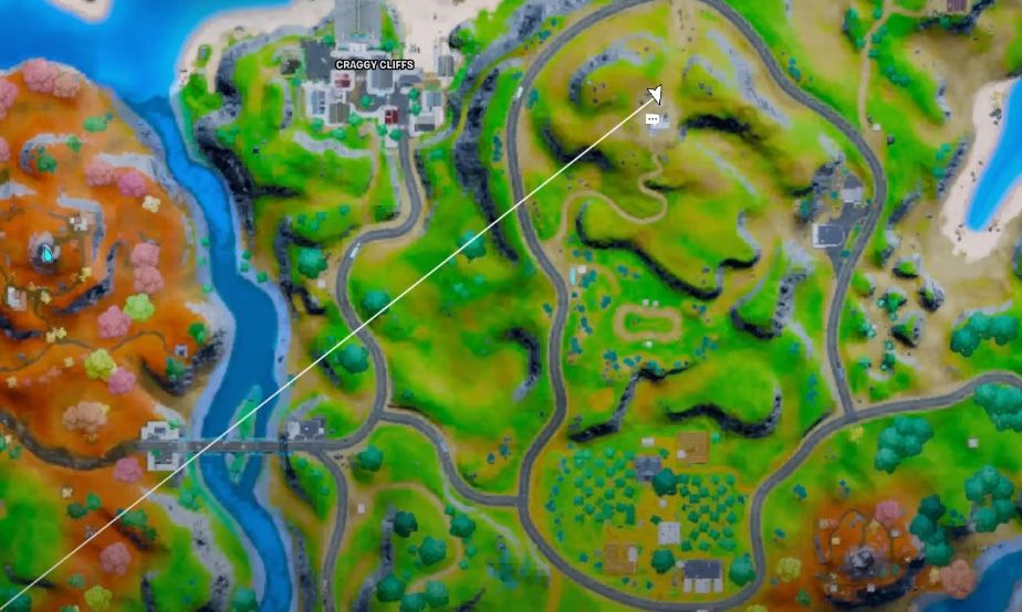 fortnite map craggy cliffs