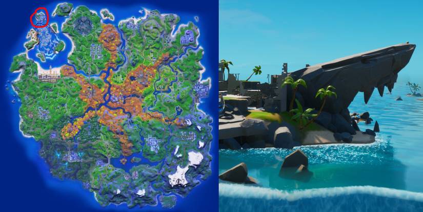 fortnite ghost ruins sharky shell guide