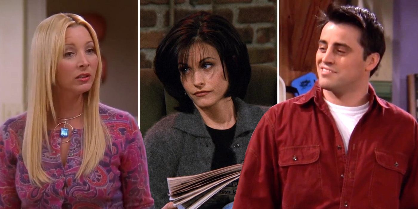 Phoebe, Monica and Joey in Friends