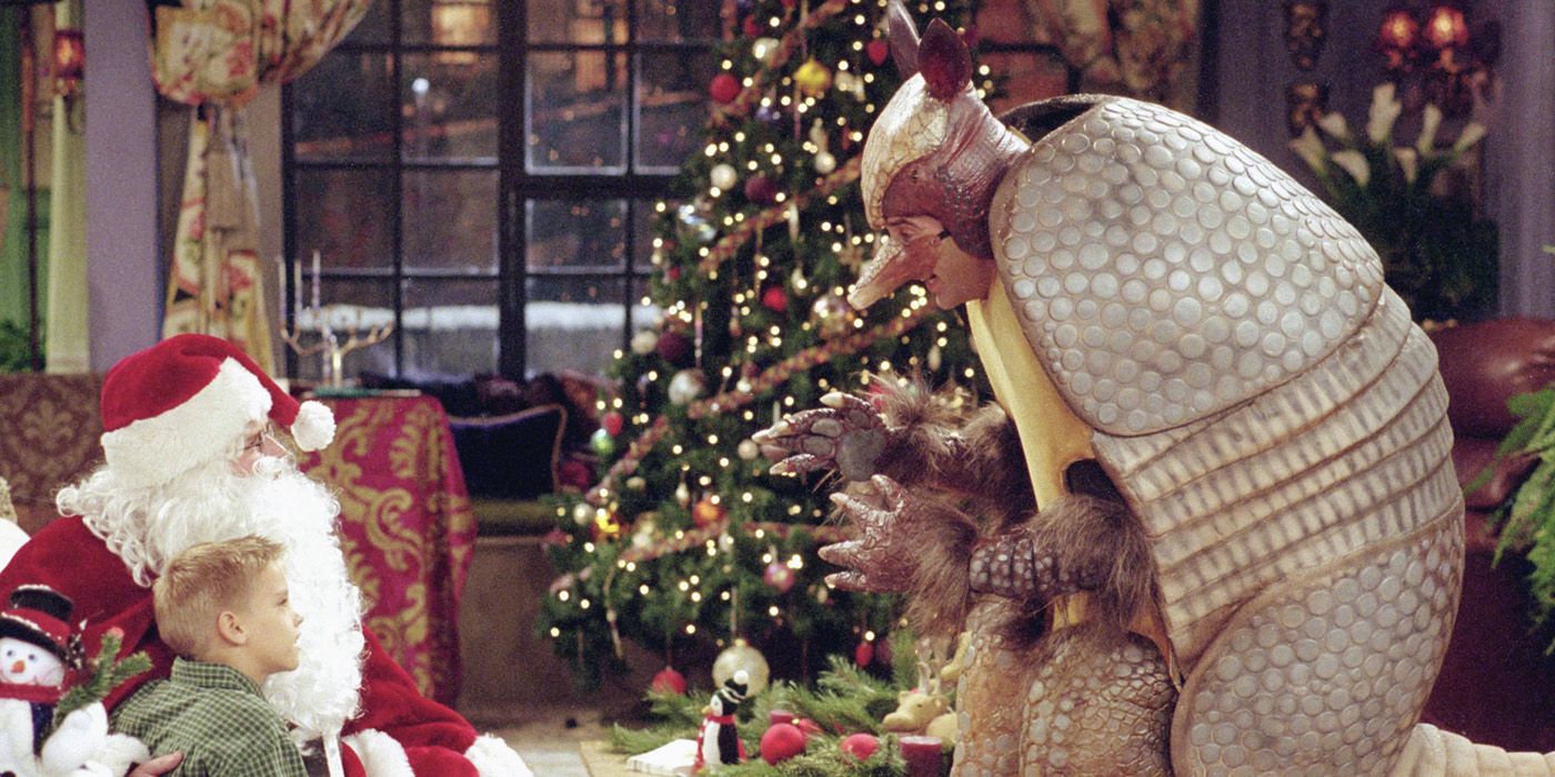 The Holiday Armadillo comes to visit Ben in Friends