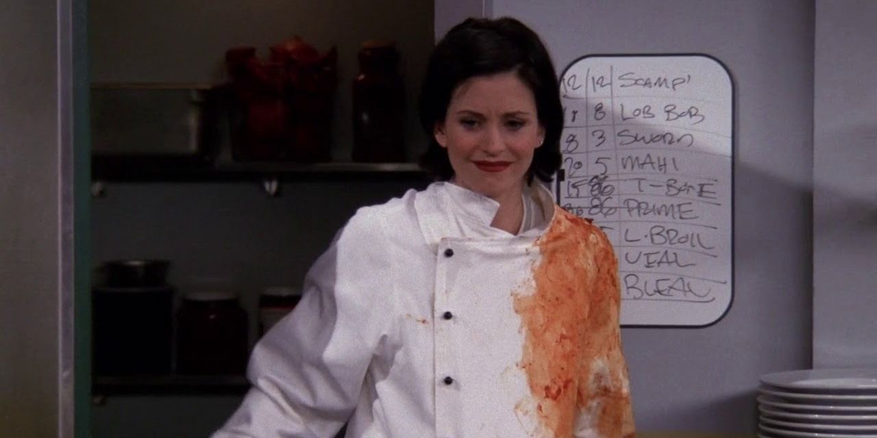 Monica working as a Chef in Friends