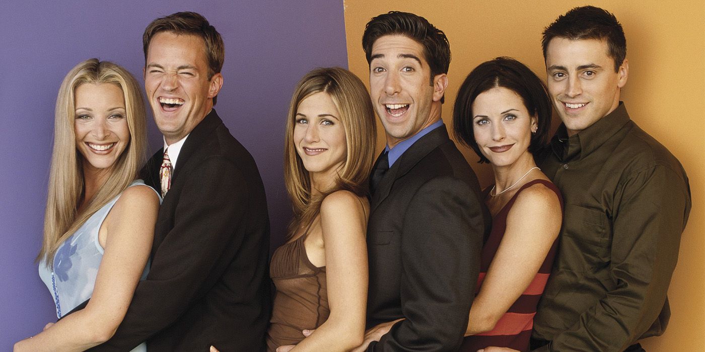 Phoebe, Chandler, Rachel, Ross, Monica and Joey in Friends