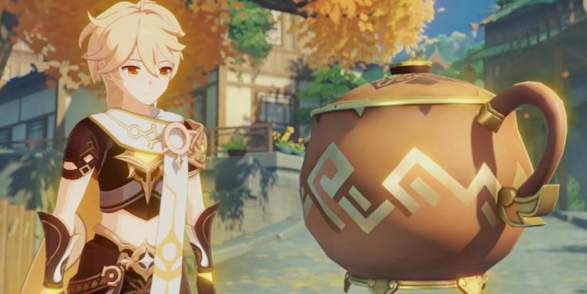 genshin impact serenitea pot closeup