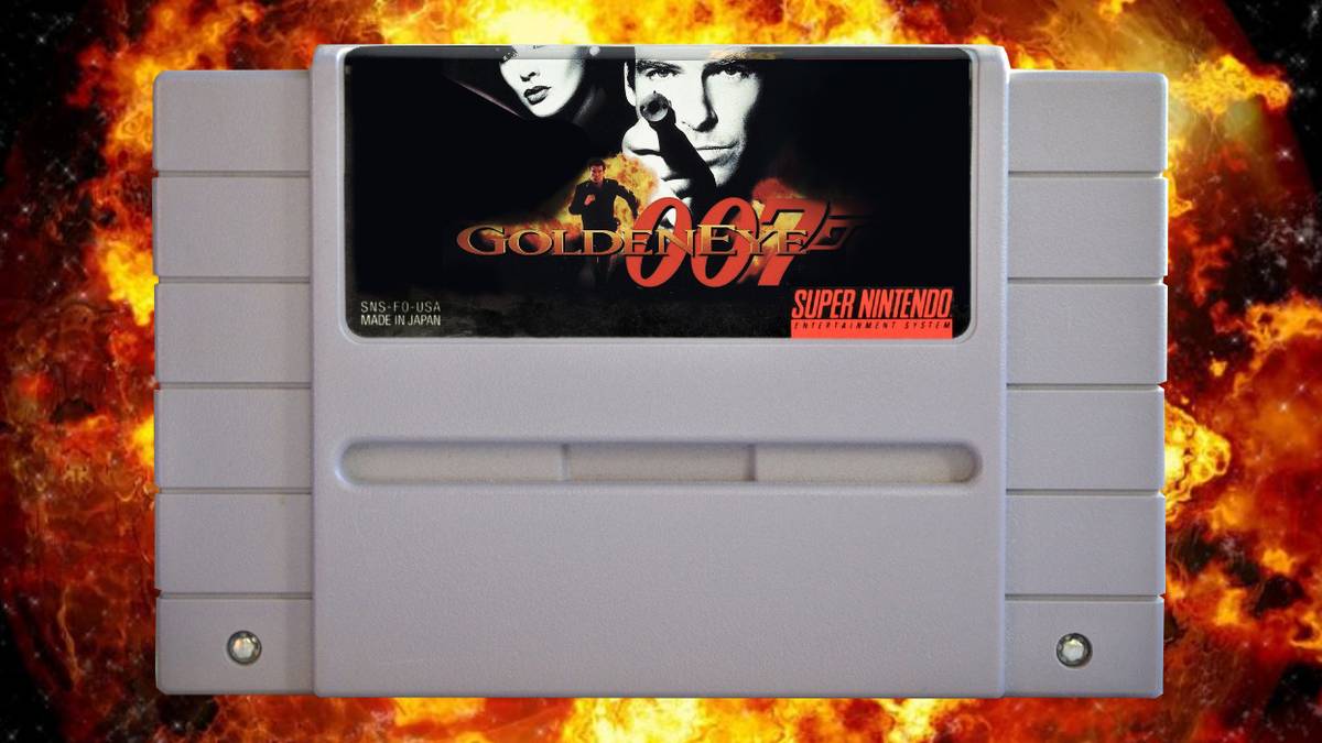 GoldenEye 007 as a SNES game