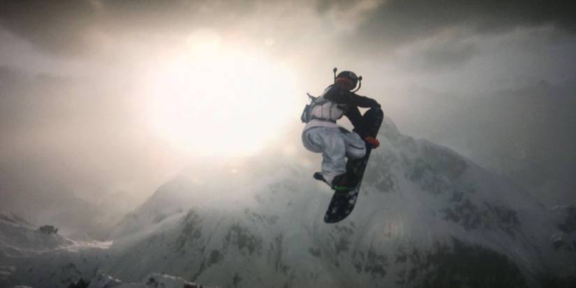 grab trick in the air