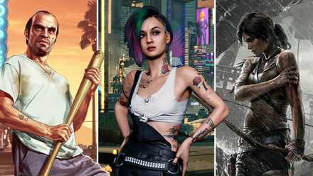 Grand Theft Auto 5, Cyberpunk 2077 and Shadow of the Tomb Raider