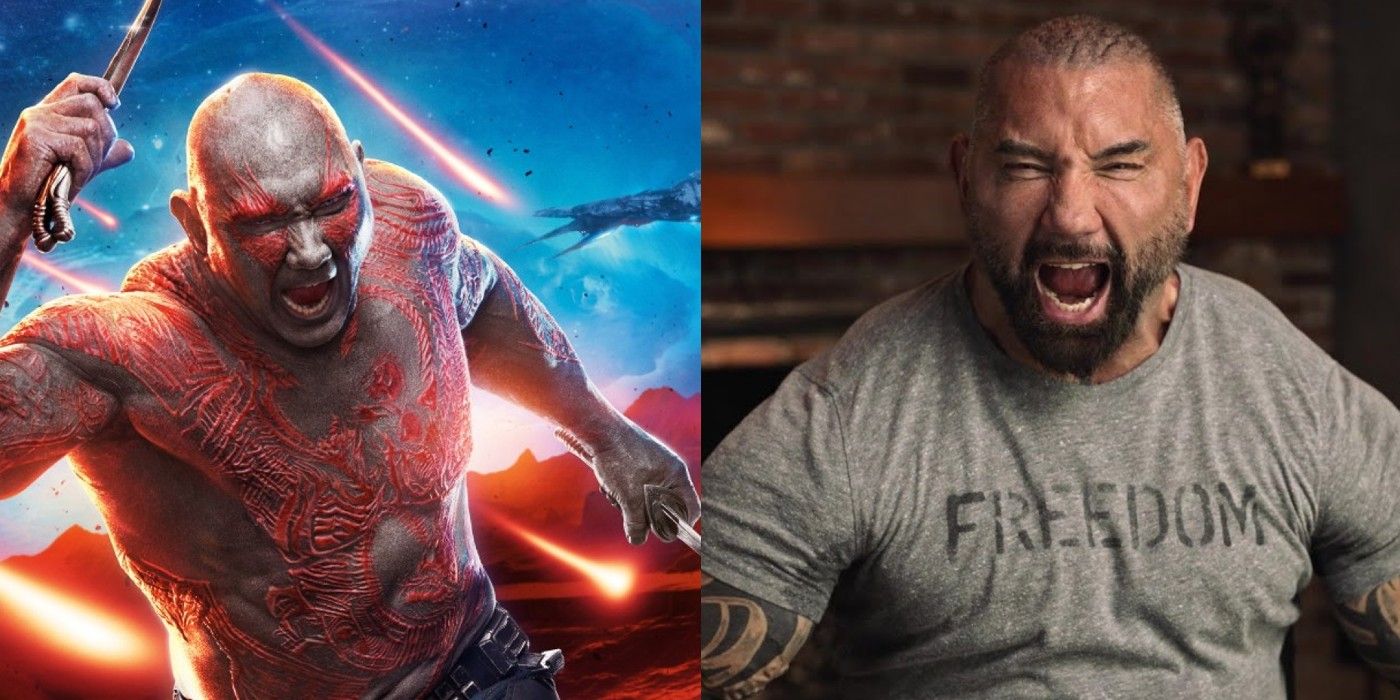 Drax the Destroyer, BJJ Purple Belt.  Dave Bautista, the former WWF star  is now a Hollywood actor best known for playing role of Drax the Destroyer  in the Gurdians of the