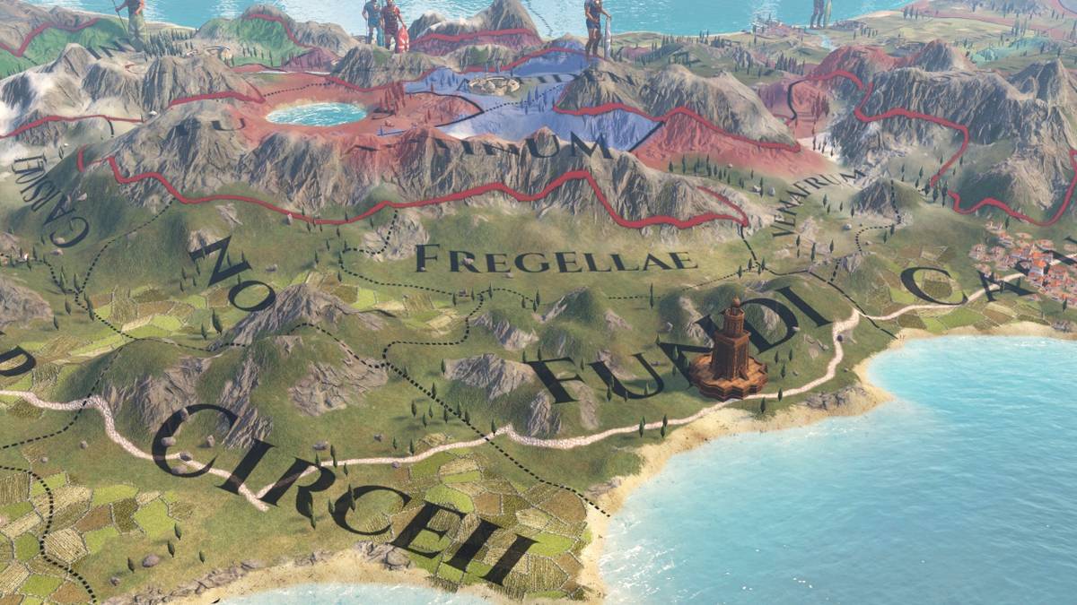 The Rome map in Imperator: Rome