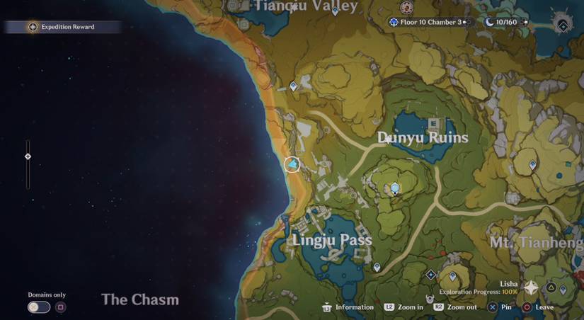 linju pass map