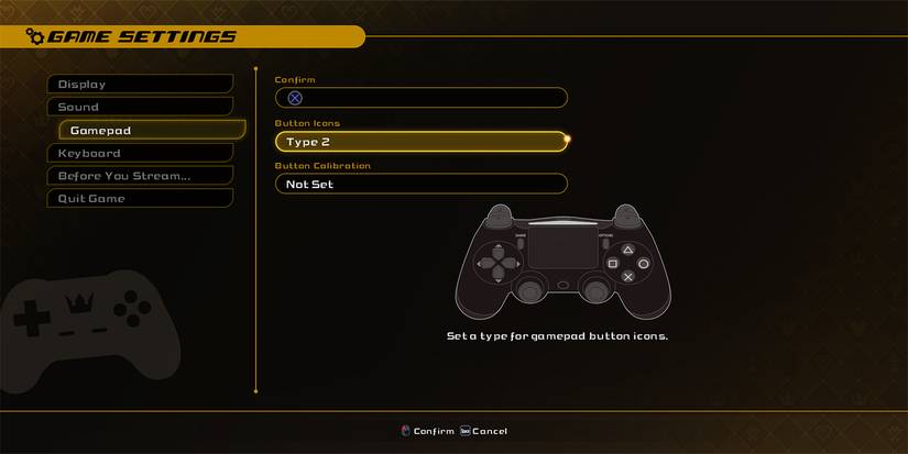 kingdom hearts 1.5 2.5 hd remix pc controller gamepad settings