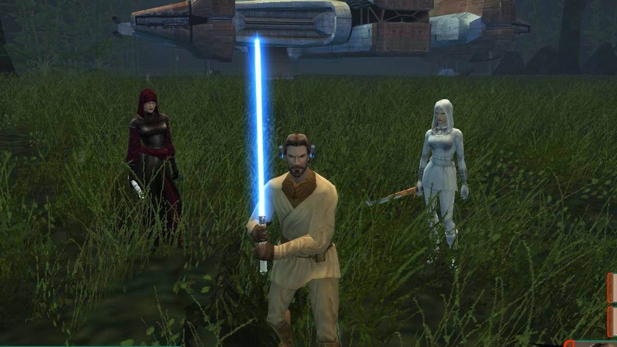 star-wars-knights-of-the-old-republic-2-party-on-planet