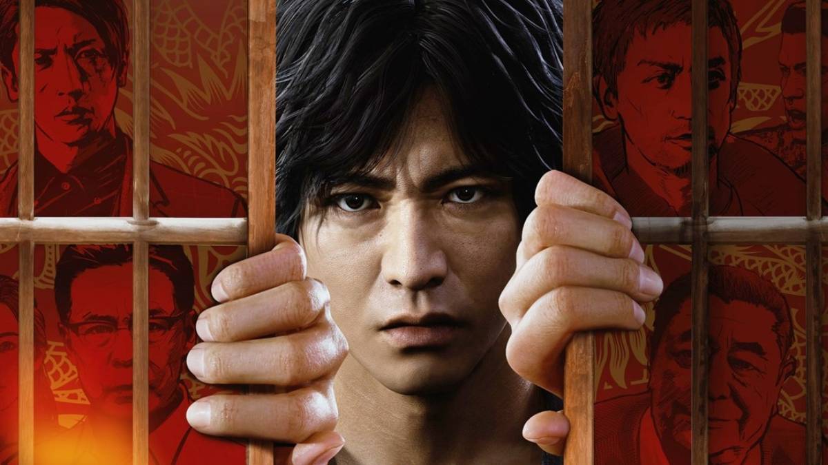 lost judgment box art yagami opening door jail bars