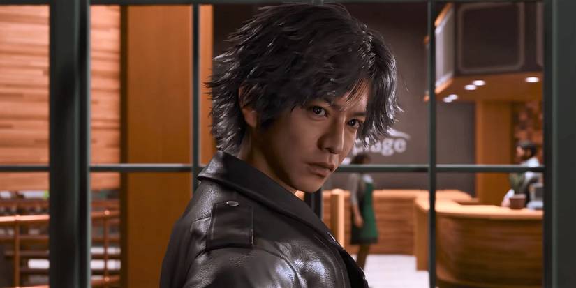 lost judgment yagami outside cafe kamurocho