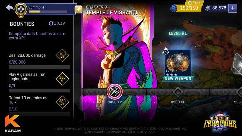 marvel realm of champions summoners journey bounties