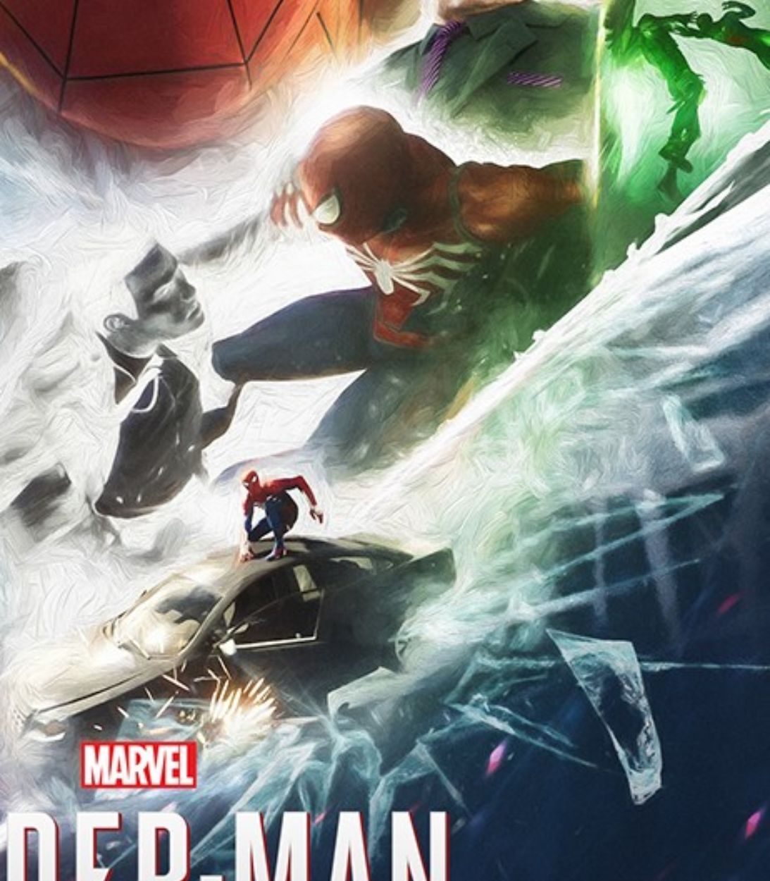 marvels spiderman fan poster bottom right vertical