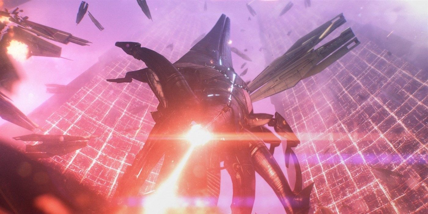 Mass Effect Legendary Edition Reaper Attacks Citadel