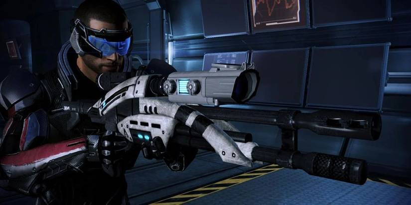 shepard and his sniper rifle