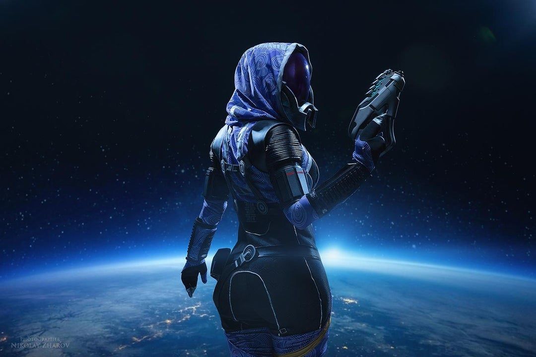 Wolnir's tali cosplay for ME: Legendary Edition
