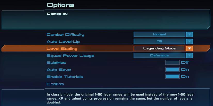 mass effect legendary mode vs classic mode