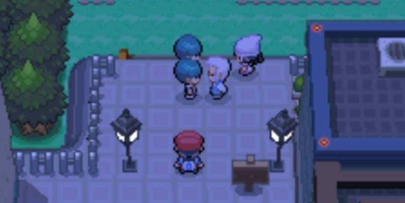 Meeting Team Galatic in Jubilife City.