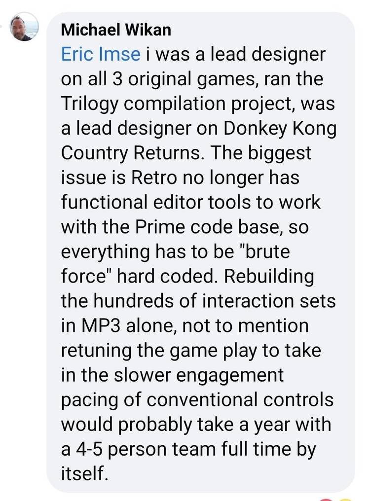 michael wikan metroid prime trilogy quote