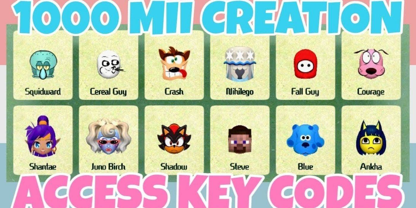 Here Are Tons Of Access Key Codes For Miitopia