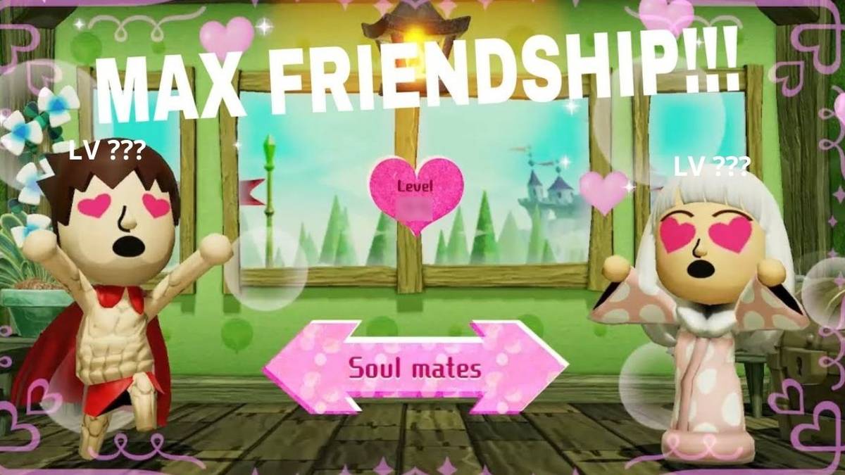miitopia maximum friendship and level