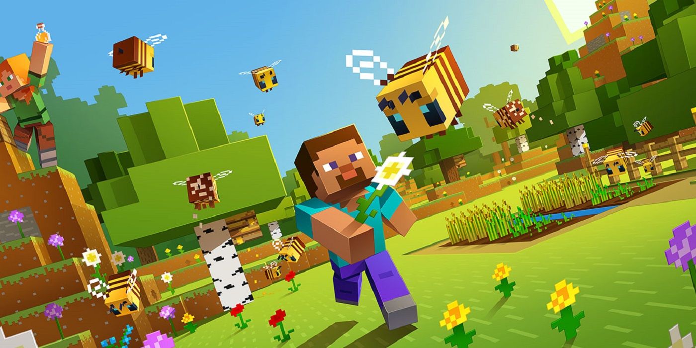 minecraft bees key art