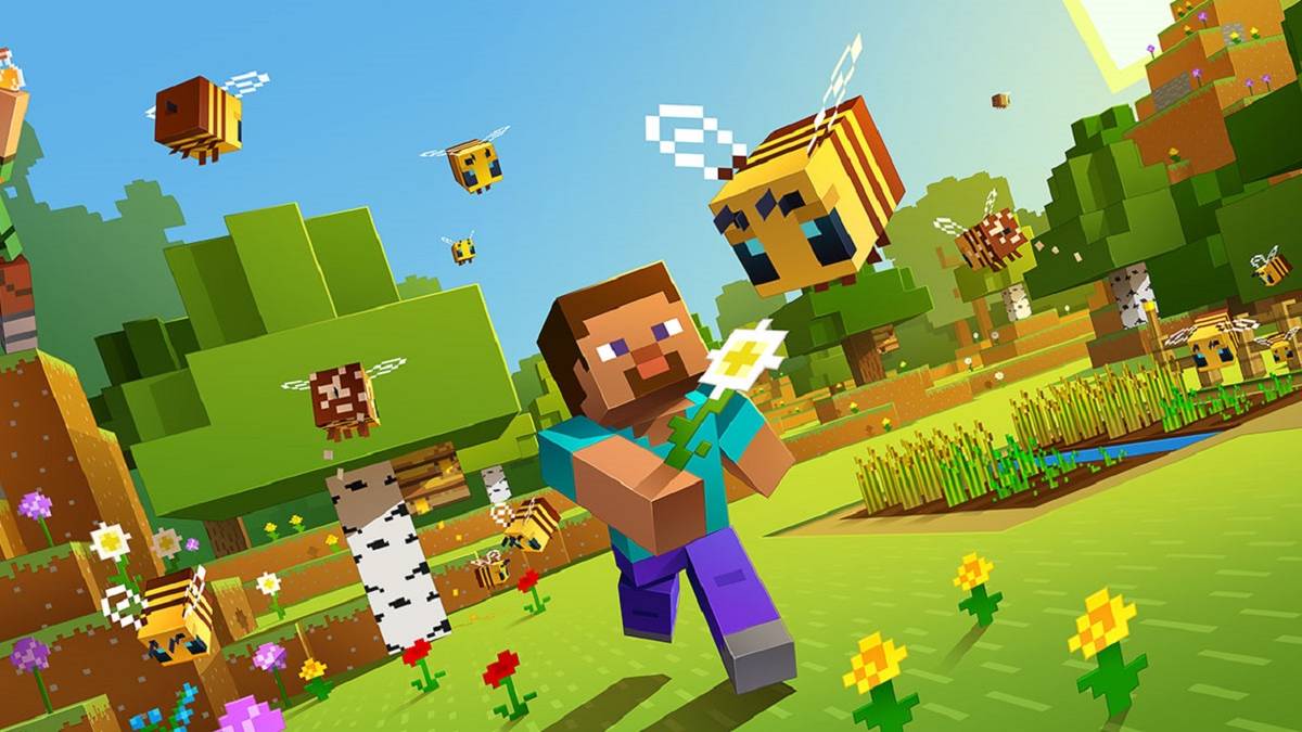 minecraft bees key art