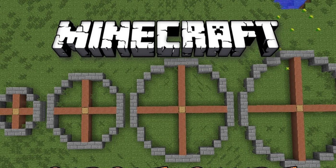 Minecraft how to make a circle