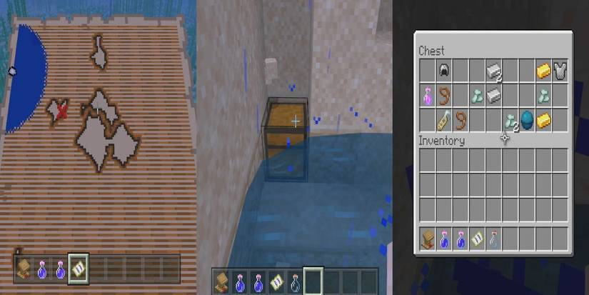 minecraft treasure path