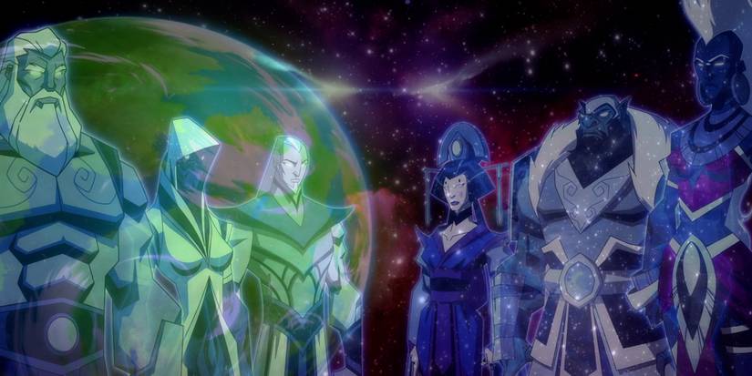 Elder Gods in Mortal Kombat Legends: Scorpion's Revenge.