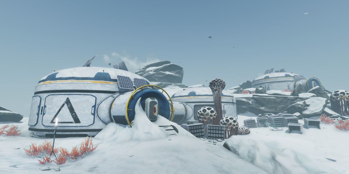 arctic base with a multipurpose room