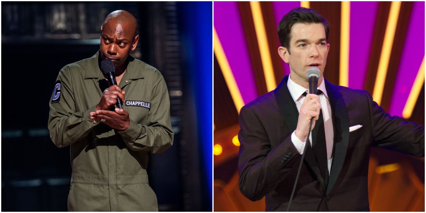 Dave Chapelle (left) and John Mulaney (right)