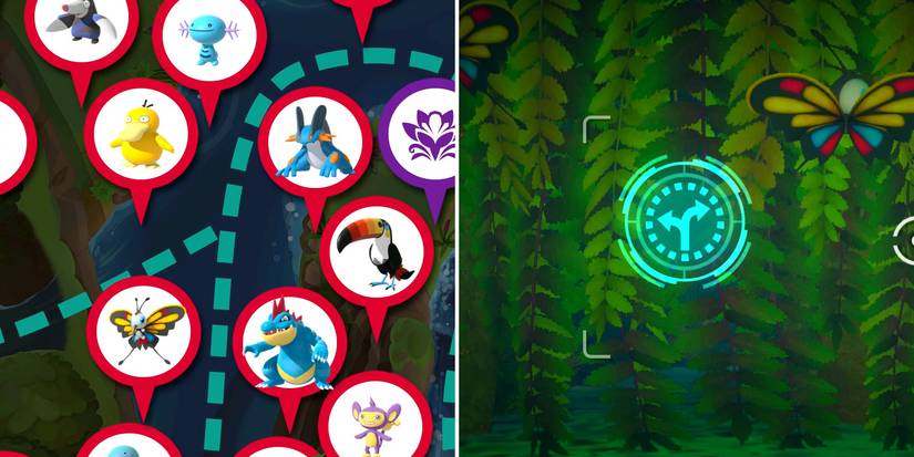 The Moonlit Cave in New Pokemon Snap's Mightywide River course