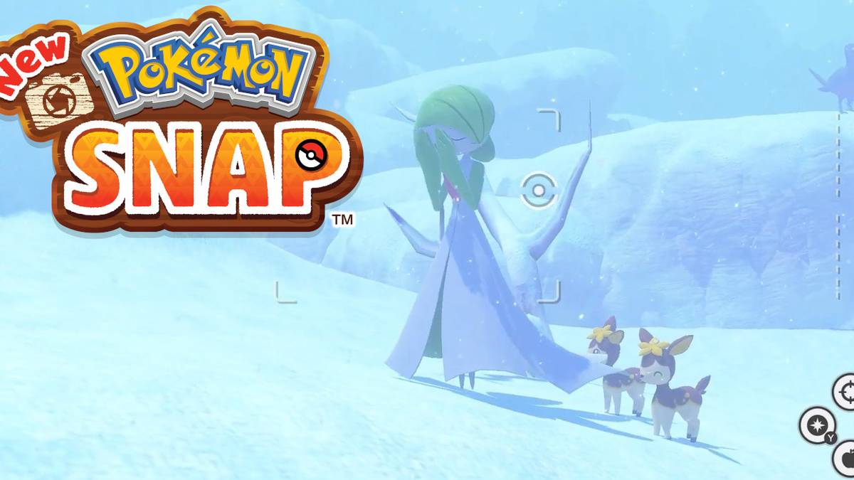 new pokemon snap gardevoir elsewhere forest with logo